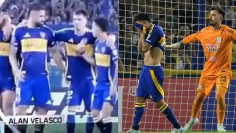 Video: se filtró lo que pasó en Boca antes de que Velasco erre el penal vs. Alianza Lima
