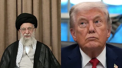 Alí Jamenei y Donald Trump Alí Jamenei y Donald Trump