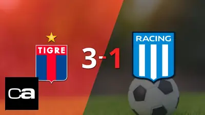 Racing Club fue derrotado por Tigre con un marcador de 3-1 Racing Club fue derrotado por Tigre con un marcador de 3-1