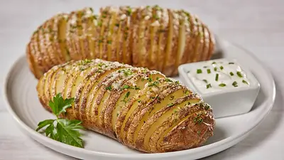 Papas Hasselback Papas Hasselback