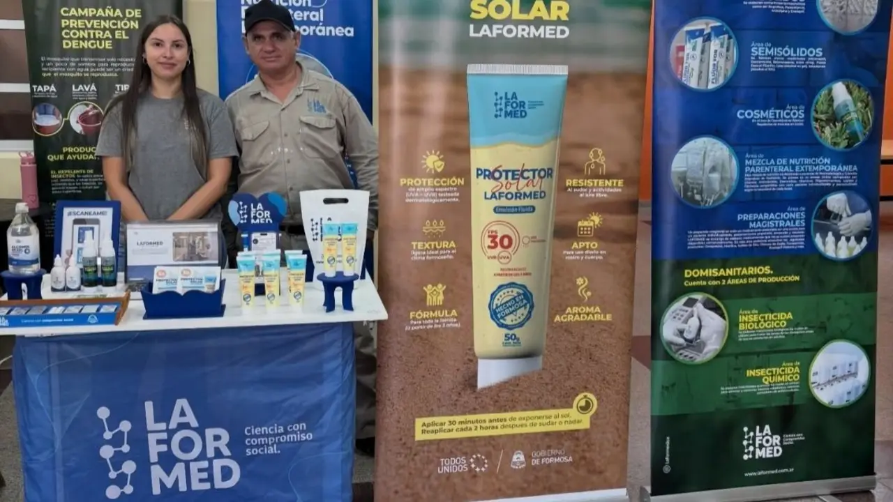 Con una producción a escala industrial, Formosa lanzó la entrega gratuita de protectores solares