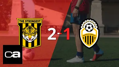 La ventaja 2-1 del duelo de ida se la llevó The Strongest La ventaja 2-1 del duelo de ida se la llevó The Strongest