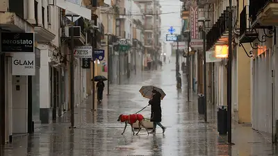 La tormenta Leo azota la península ibérica con lluvias torrenciales La tormenta Leo azota la península ibérica con lluvias torrenciales