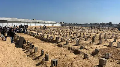 Tropas israelíes arrasaron con un cementerio de Gaza Tropas israelíes arrasaron con un cementerio de Gaza