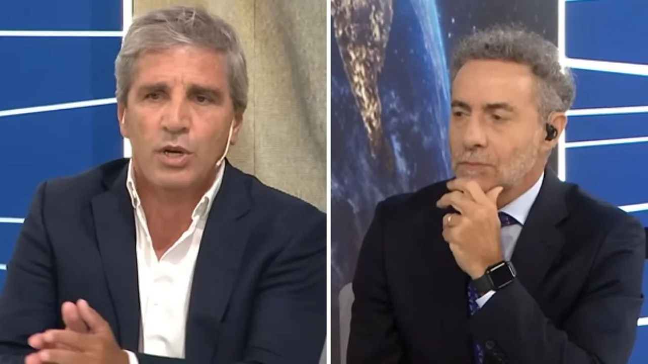 Luis Caputo y Luis Majul