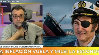 La inflación vuela y Milei la esconde: el editorial de Roberto Navarro