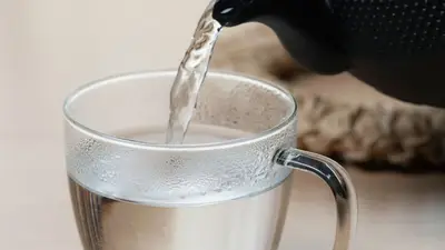 Taza de agua caliente Taza de agua caliente