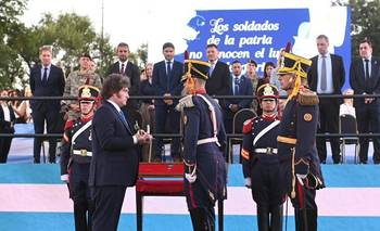 Milei buscó ligar su gobierno a la gesta sanmartiniana: "Nuestra campaña libertadora" | Santa fe