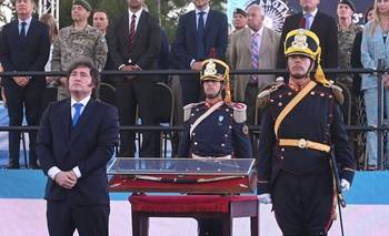 Milei entregó el sable corvo de San Martín en un acto en San Lorenzo | Javier milei presidente