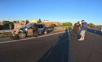 Grave accidente en la General Paz: ocho heridos y operativo aéreo del SAME | Accidente de tránsito