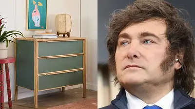 Muebles y Javier Milei Muebles y Javier Milei