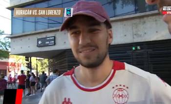 Insólito: es hincha de San Lorenzo y se puso la camiseta de Huracán | Fútbol argentino