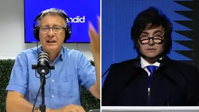Rolando Graña y Javier Milei Rolando Graña y Javier Milei