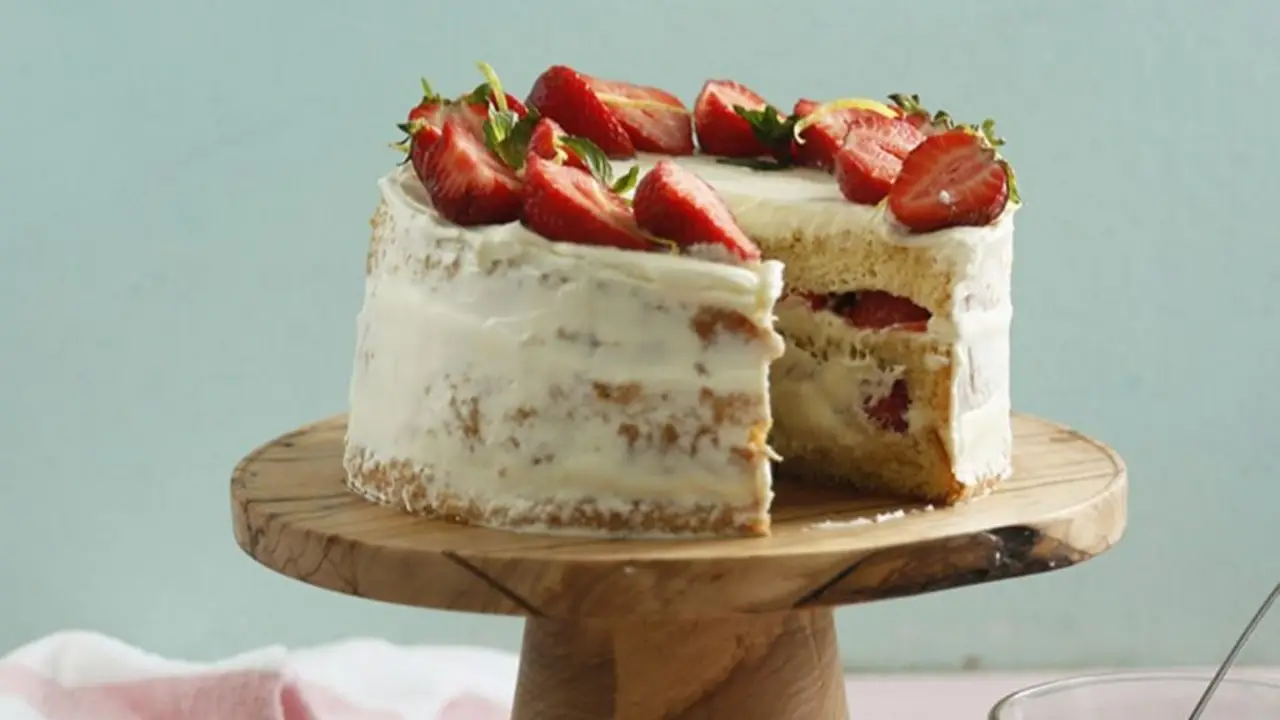 Torta de frutillas