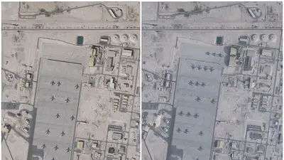Satélite muestra que EEUU usó lanzadores móviles de misiles en Qatar durante tensión con Irán Satélite muestra que EEUU usó lanzadores móviles de misiles en Qatar durante tensión con Irán
