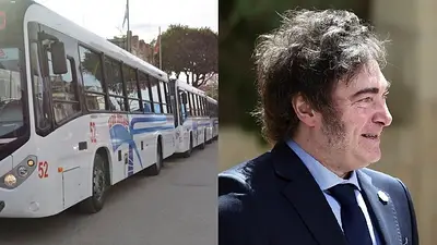 Una ciudad sin transporte por el despido de colectiveros. Una ciudad sin transporte por el despido de colectiveros.