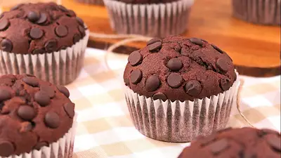 muffins de chocolate muffins de chocolate