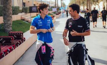 Reencuentro en Baréin: la foto de Colapinto, Pérez y Bortoleto | Automovilismo