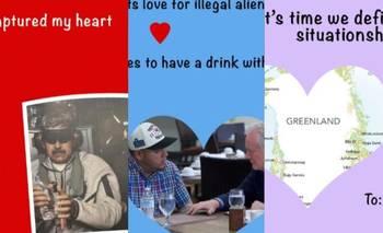 Trump usó San Valentín para burlarse de Maduro, los inmigrantes y Groenlandia | Estados unidos