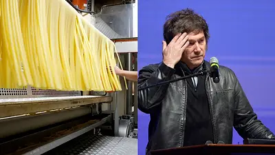 Fábrica de fideos y Javier Milei Fábrica de fideos y Javier Milei
