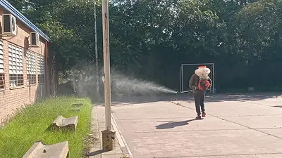 Vuelta a clases: Formosa refuerza la prevención del dengue con fumigaciones en escuelas de todo el territorio Vuelta a clases: Formosa refuerza la prevención del dengue con fumigaciones en escuelas de todo el territorio