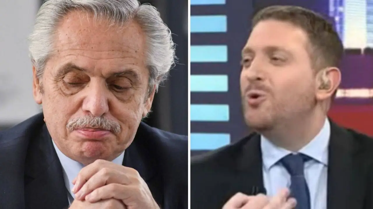 Alberto Fernández y Jonatan Viale