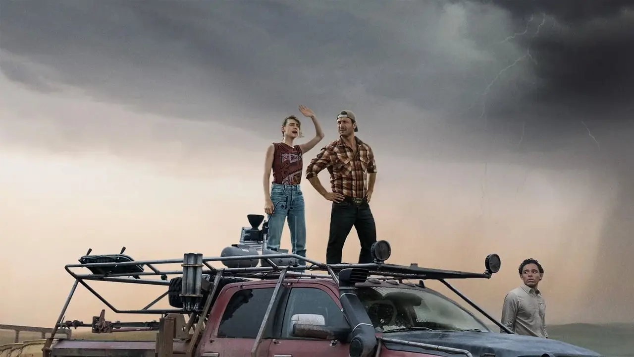 Póster de Tornados, protagonistas en una tormenta