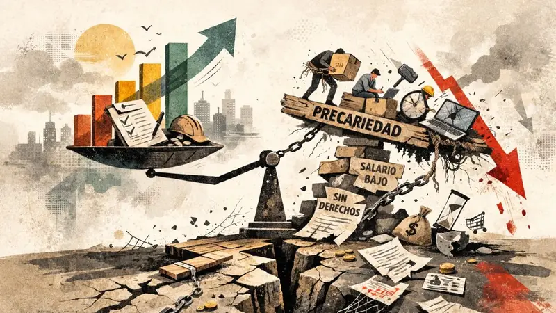 Baja el desempleo, sube la precariedad Baja el desempleo, sube la precariedad