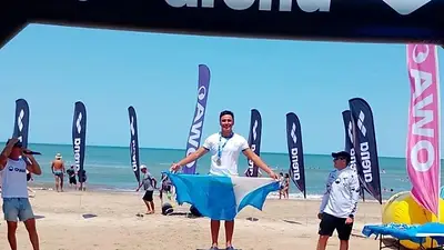 Orgullo formoseño: Mauricio Arias se quedó con el primer puesto del Grand Prix en el Open Water Argentina Orgullo formoseño: Mauricio Arias se quedó con el primer puesto del Grand Prix en el Open Water Argentina