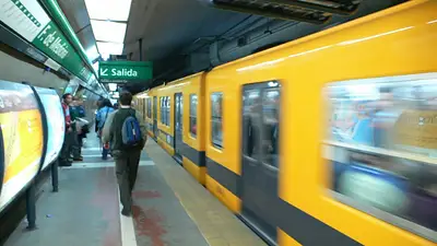 Celebran los usuarios del subte: reabre una estación clave de la línea D Celebran los usuarios del subte: reabre una estación clave de la línea D