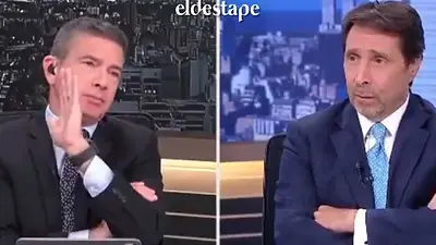 Eduardo Feinmann cruzó en vivo a Pablo Rossi. Eduardo Feinmann cruzó en vivo a Pablo Rossi.