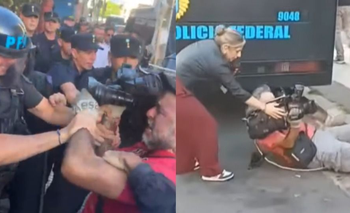 Detuvieron a un periodista y a un grupo de activistas en protesta por la Ley de Glaciares  | Tensión en el congreso