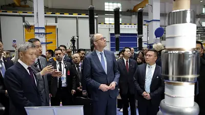 El canciller alemán dice que siguen existiendo retos tras su primer viaje a China El canciller alemán dice que siguen existiendo retos tras su primer viaje a China