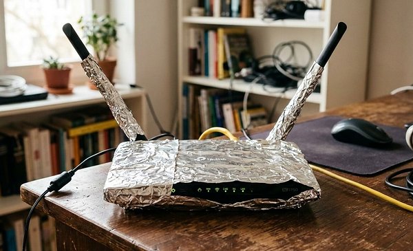 Wireless Router Aluminio Truco viral: para qué sirve colocar papel aluminio en el módem del WiFi ...