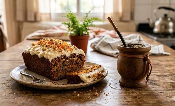 Receta de budín de carrot cake: bien esponjoso y riquísimo para acompañar el mate
