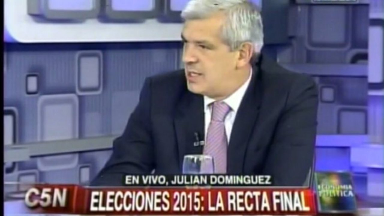 Julián Domínguez: "El único candidato del kirchnerismo es el proyecto político"