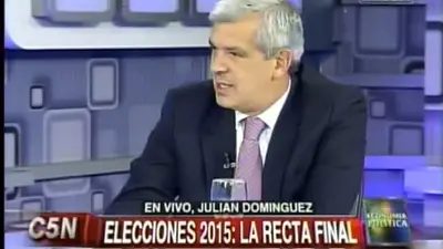 Julián Domínguez: "El único candidato del kirchnerismo es el proyecto político" Julián Domínguez: "El único candidato del kirchnerismo es el proyecto político"