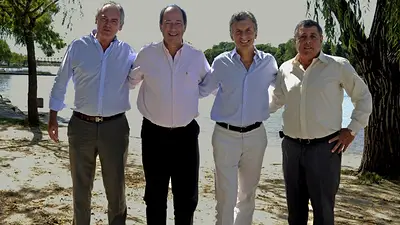 ¿Camino a la PASO opositora?: Macri se volvió a mostrar con Sanz ¿Camino a la PASO opositora?: Macri se volvió a mostrar con Sanz