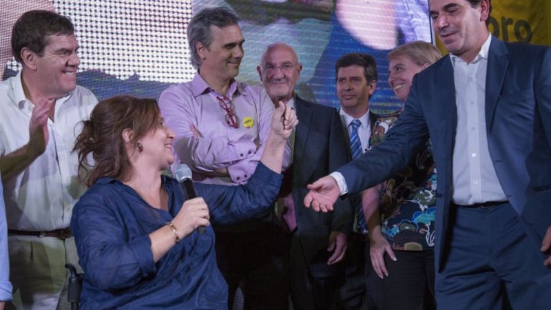 Ritondo, en el acto de Michetti: "No me bajé de la precandidatura"