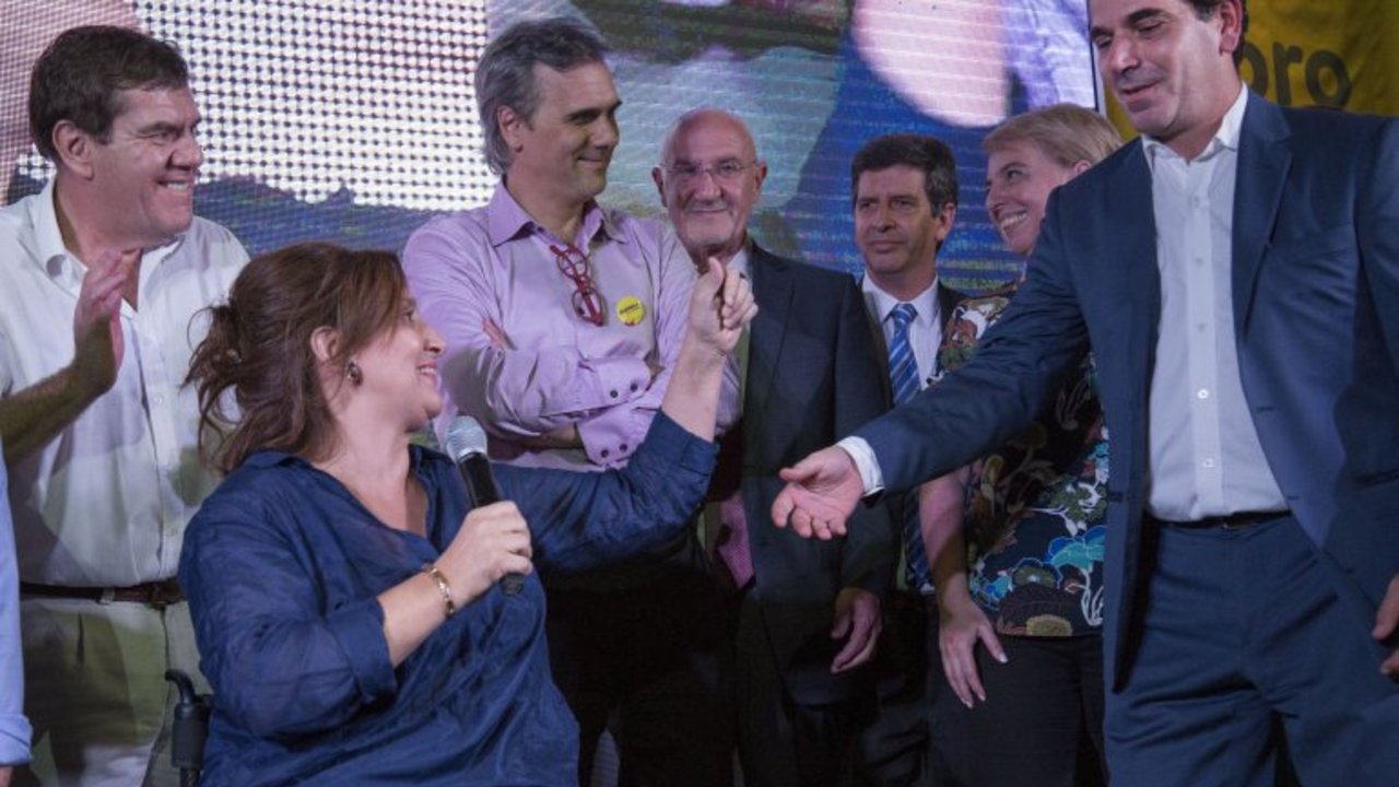 Ritondo, en el acto de Michetti: "No me bajé de la precandidatura"