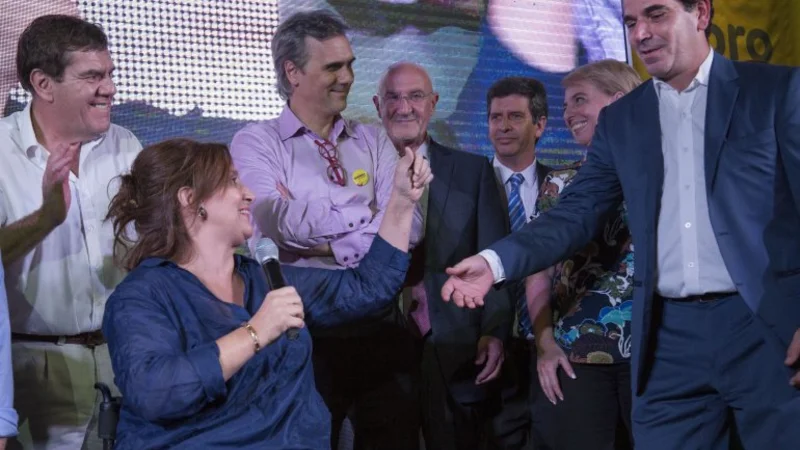 Ritondo, en el acto de Michetti: "No me bajé de la precandidatura"