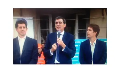 Randazzo y De Pedro se mostraron juntos en campaña Randazzo y De Pedro se mostraron juntos en campaña