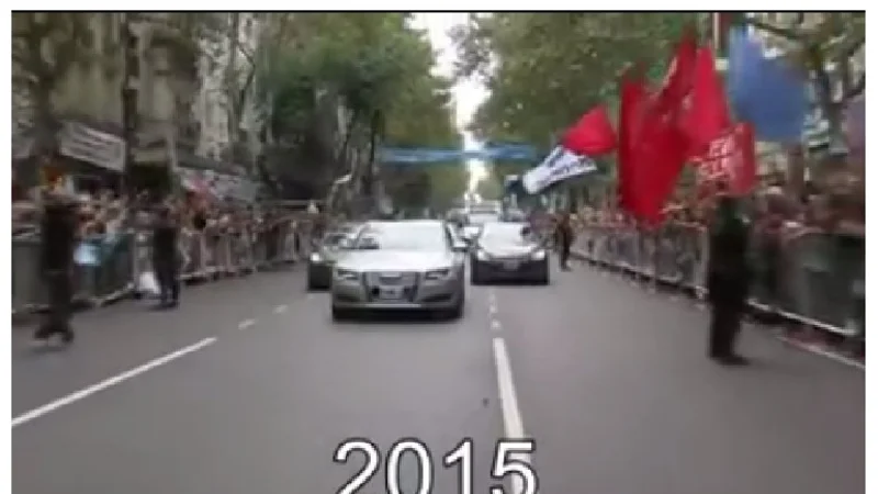 Un video compara la apertura legislativa de CFK con la de Macri