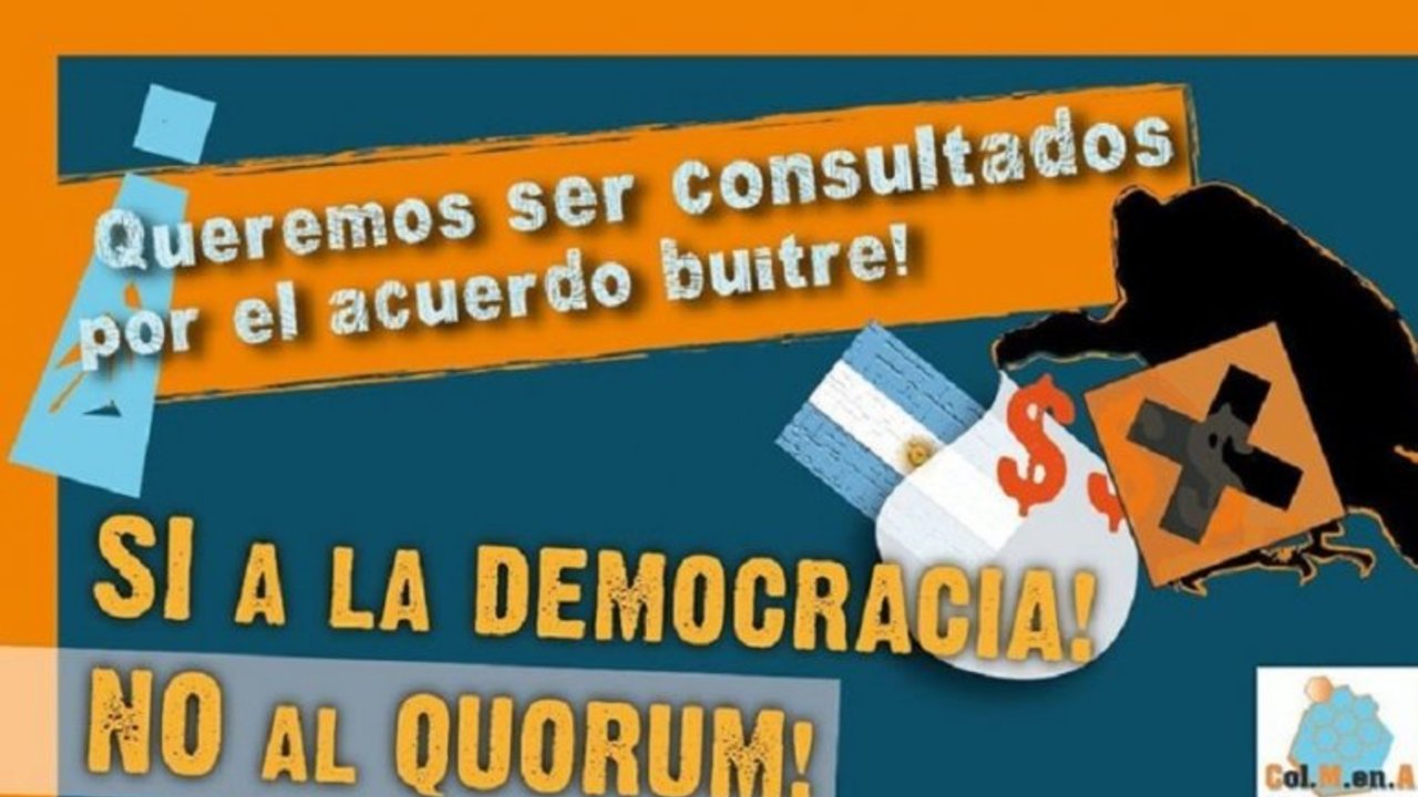 Fondos Buitre: recolectan firmas para rechazar el pago