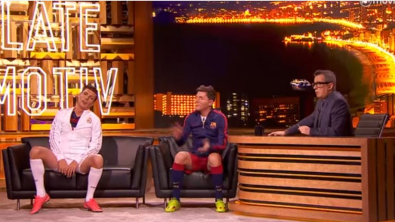 Martín Bossi y sus inigualables imitaciones de Messi y Ronaldo