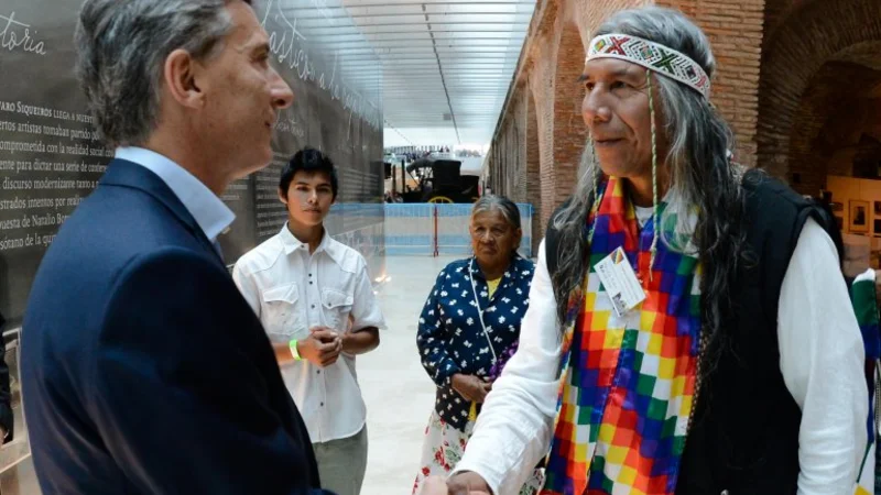 Félix Díaz, defraudado por Macri y de vuelta al acampe