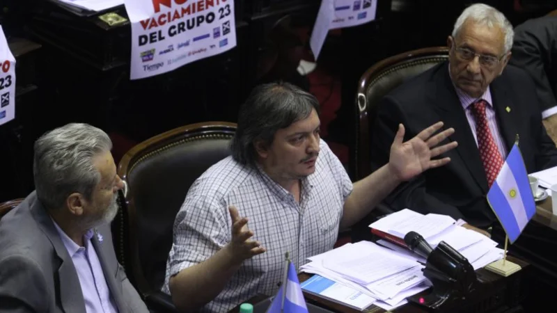 El primer discurso de Máximo en Diputados: "Vayan y negocien mejor"