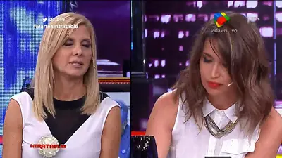 Tras un fuerte cruce con Débora Plager, Julia Mengolini rompió en llanto Tras un fuerte cruce con Débora Plager, Julia Mengolini rompió en llanto
