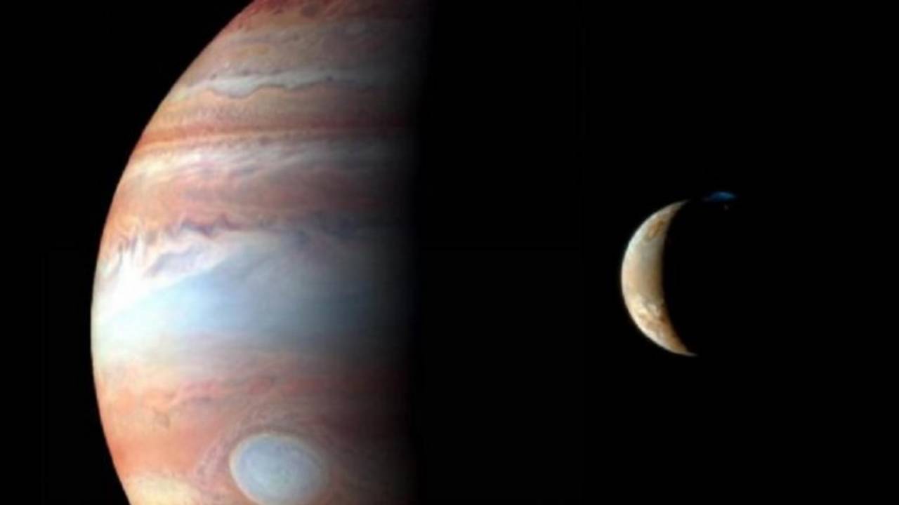 Espectáculo en el cielo: Júpiter y la Luna se verán muy cerca