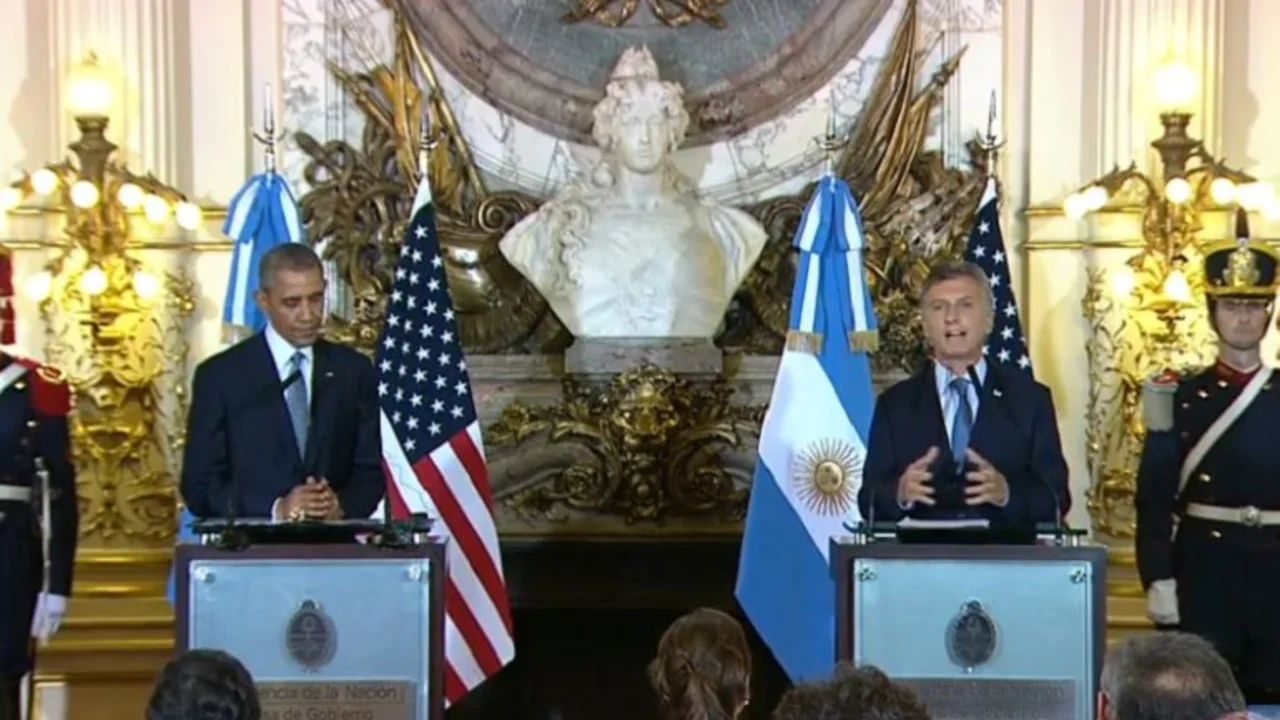 Macri se reunió con Obama en la Casa Rosada